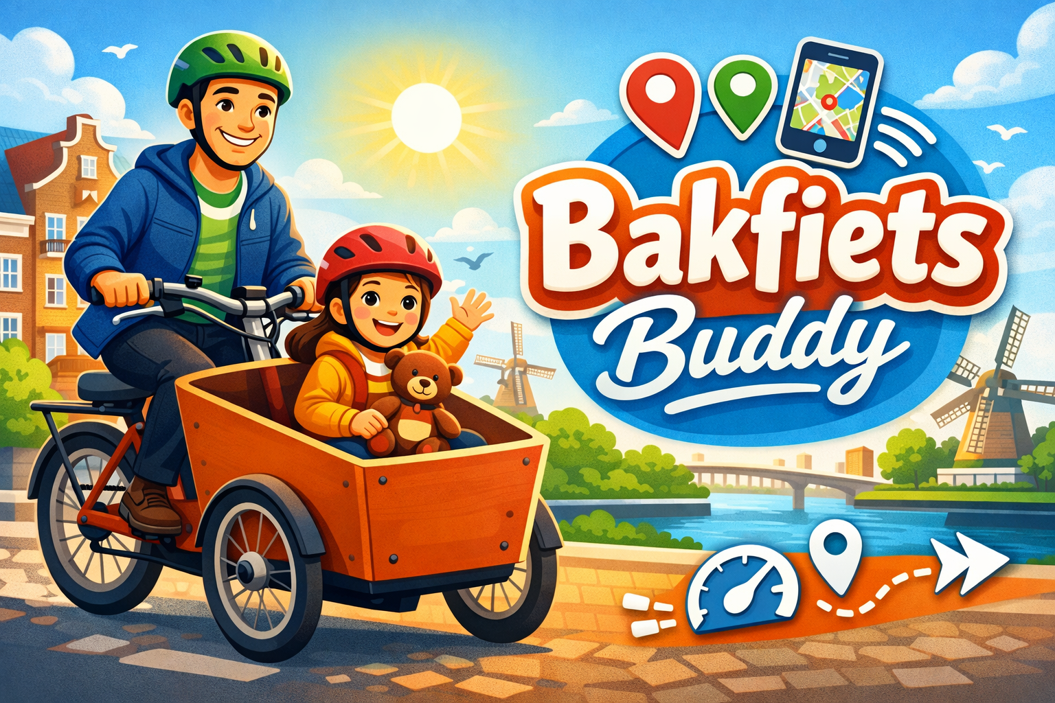 Bakfiets Buddy nu live in de Apple App Store 🚲📱